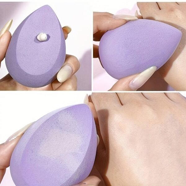 4PCS Makeup Sponge Beauty Blender Set - Ultra-Soft, Seamless Blend for Liquid Foundation, Durable & Bouncy