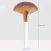Fan-Shaped Powder Brush - Luxurious and Professional