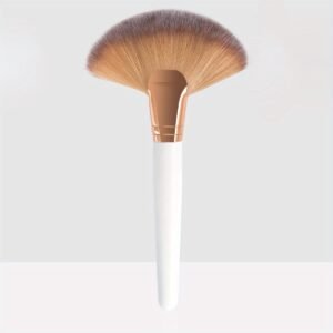 Fan-Shaped Powder Brush - Luxurious and Professional