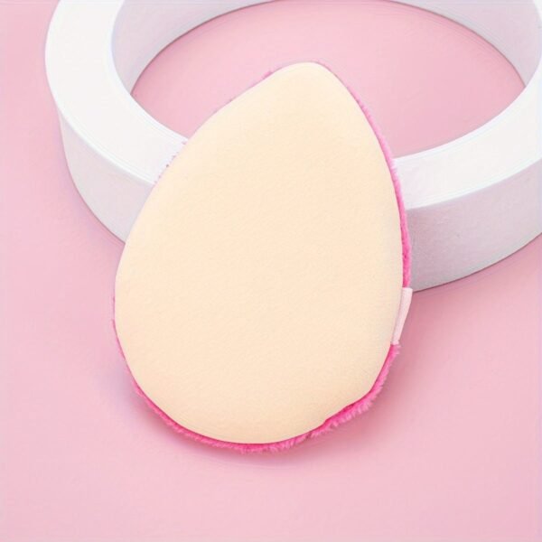 1pc Water Drop Shaped Powder Puff - Latex-Free, Double-Sided, for Flawless Face Makeup