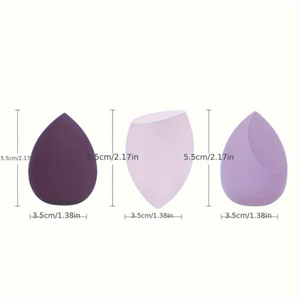 4PCS Makeup Sponge Beauty Blender Set - Ultra-Soft, Seamless Blend for Liquid Foundation, Durable & Bouncy