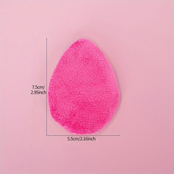 1pc Water Drop Shaped Powder Puff - Latex-Free, Double-Sided, for Flawless Face Makeup