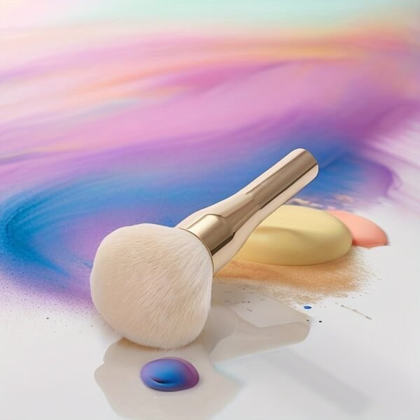 Flawless Finish Kabuki Brush - Hypoallergenic, Full Coverage, Skin Friendly