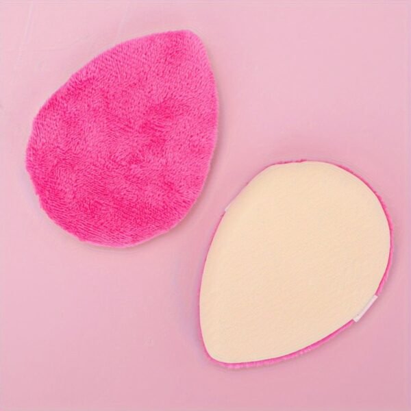1pc Water Drop Shaped Powder Puff - Latex-Free, Double-Sided, for Flawless Face Makeup