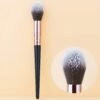 Premium Flame Design Highlighter Brush: Soft, Angled, Ideal for Daily and Professional Makeup
