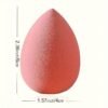 4pcs Makeup    Sponge Blender - Non-Latex, Skin-Friendly, Dual Use for Wet and Dry Foundation Blending