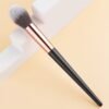Premium Flame Design Highlighter Brush: Soft, Angled, Ideal for Daily and Professional Makeup