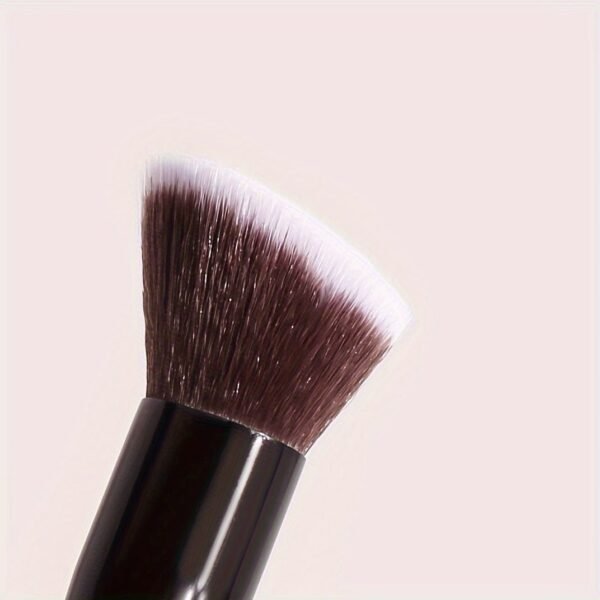 Black Angled Contour Brush - Soft Bristles for Blush, Powder, and Multifunctional Makeup