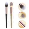 Premium Flame Design Highlighter Brush: Soft, Angled, Ideal for Daily and Professional Makeup